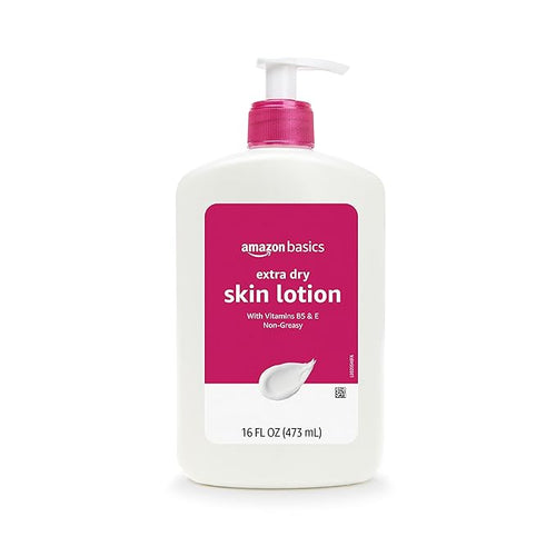 Basics Body Lotion For Dry Skin with Vitamins B5 & E, Clean ScentAmazon Basics Body Lotion For Dry Skin with Vitamins B5 & E, Clean Scent